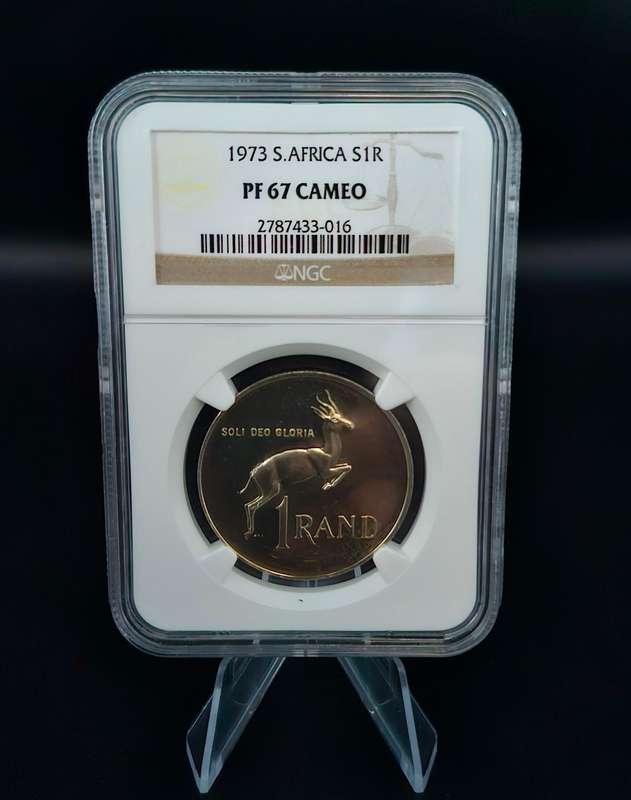 1973 South Africa S1R (PF 67 Cameo) - TOP POP