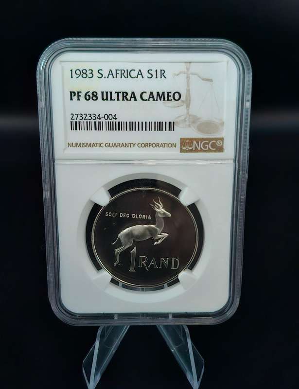 1983 South Africa S1R (PF 68 Ultra Cameo) - TOP POP