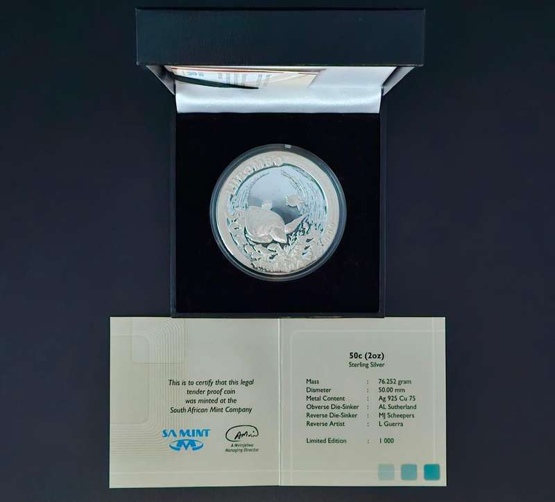 2010 Peace Parks Series - Lubombo 2oz Silver 50c