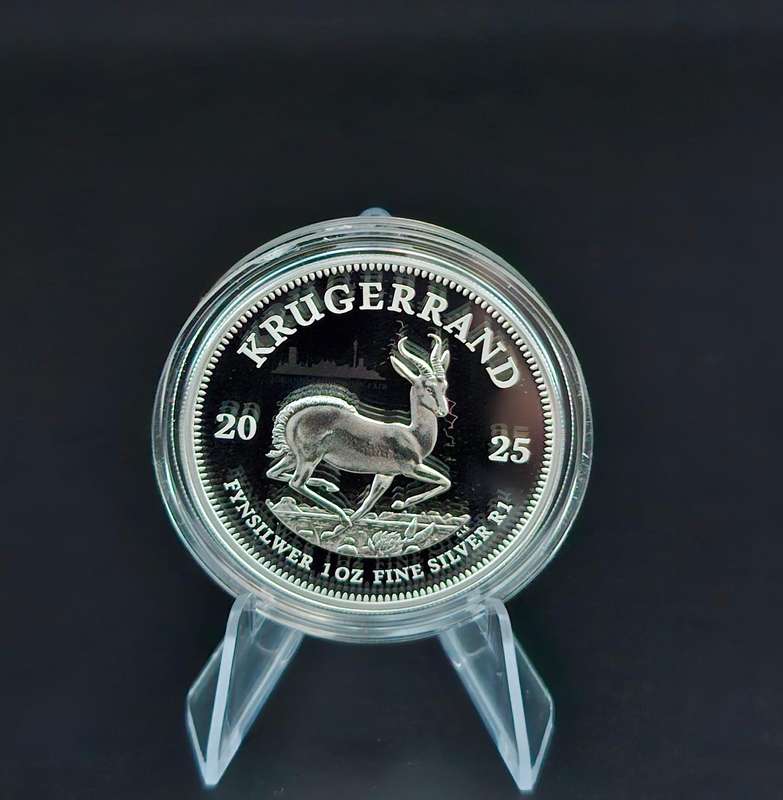 2025 1 oz Silver Krugerrand - Johannesburg Privy