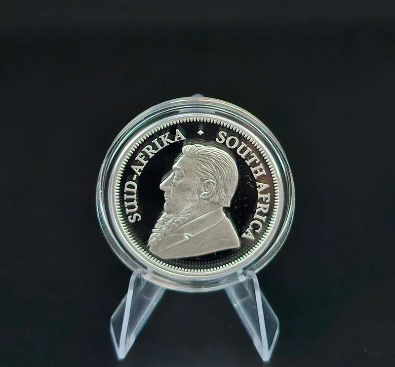 2025 1 oz Silver Krugerrand - Johannesburg Privy