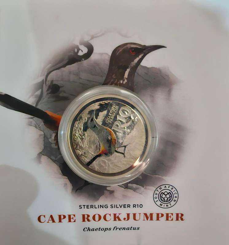 2016 Man and the Biosphere: Kogelberg Biosphere Reserve 1 oz Silver Cape Rock Jumper (Color)