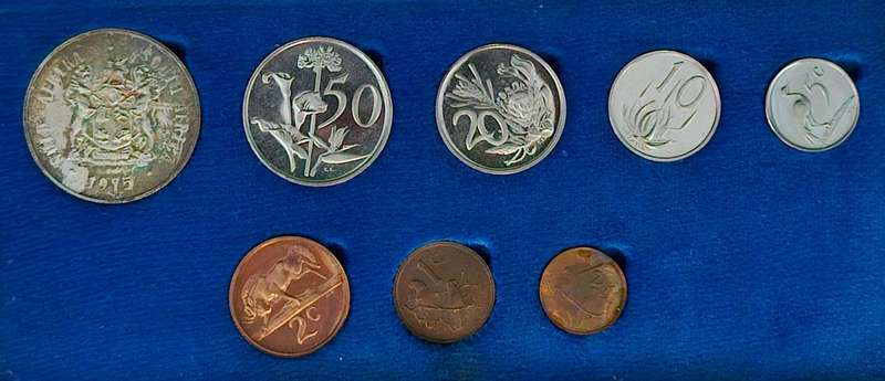 1975 South African Proof Set (Original SA Mint Box)