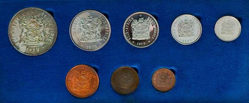 1975 South African Proof Set (Original SA Mint Box)