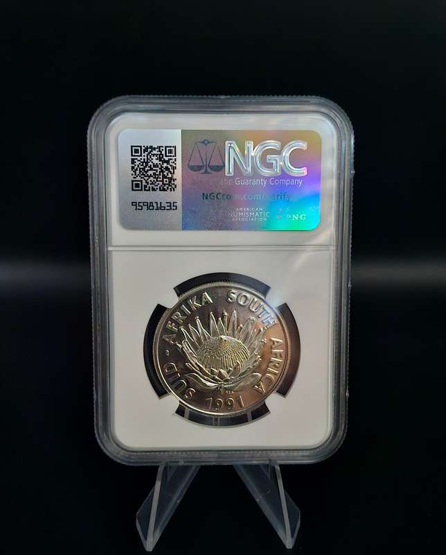 1991 South Africa Silver R1 - Nursing Schools (MS 65)