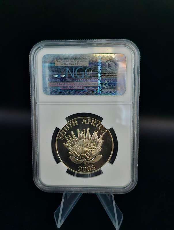 2005 South Africa Silver R1 - Albert Luthuli (MS 67)