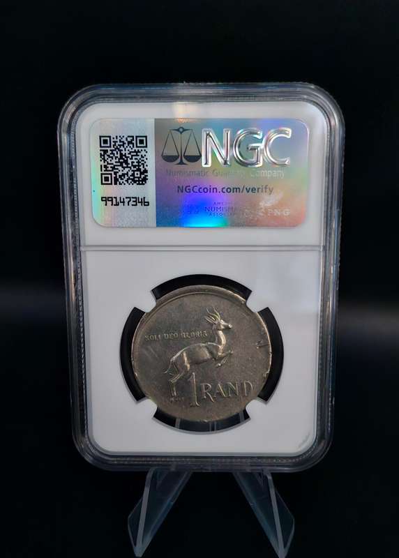 1978 South Africa Rand BROADSTRUCK (Mint Error AU Details) - DAMAGED