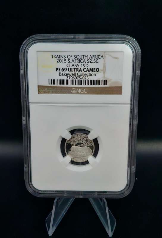 Trains Of South Africa 2015 2.5c Class 19D - Bakewell Collection (PF 69 Ultra Cameo)