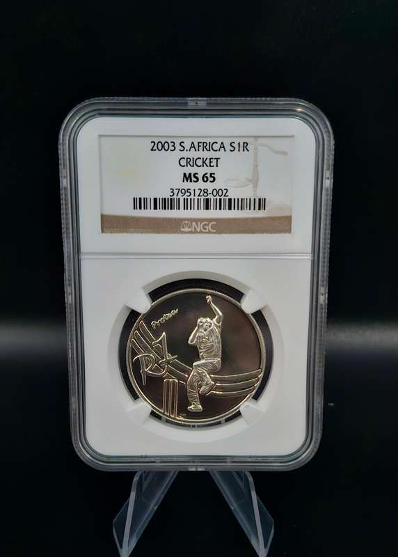 2003 South Africa S1R - Cricket (MS 65)