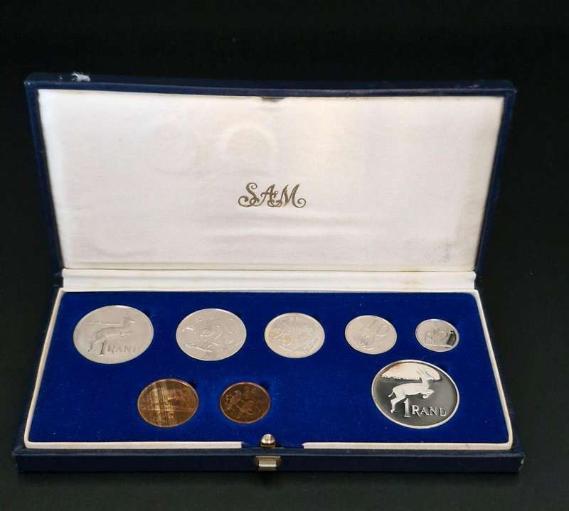 1987 South Africa Proof Set (Original SA Mint Box)