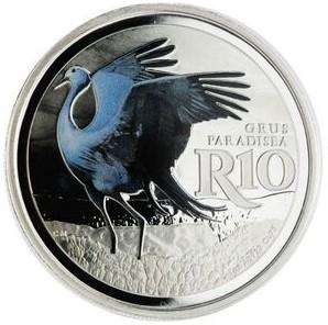 2017 Man and the Biosphere R10: Cape West Coast Biosphere Reserve: Blue Crane (Grus Paradisea)
