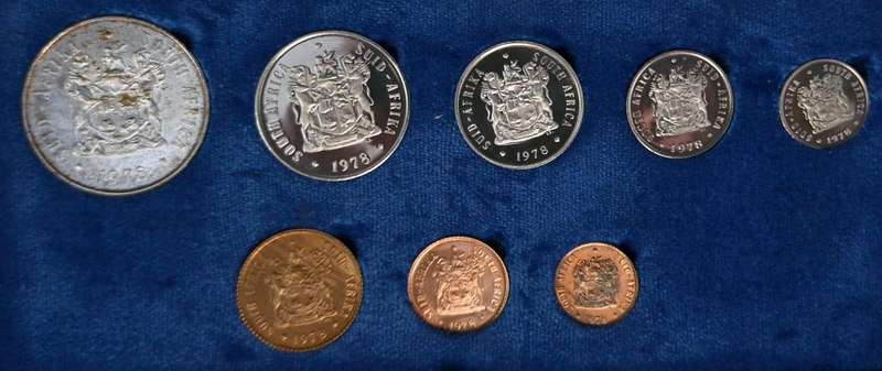 1978 South African Proof Set (Original SA Mint Box)