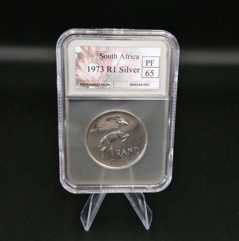 1973 South Africa Silver R1 (PF 65)