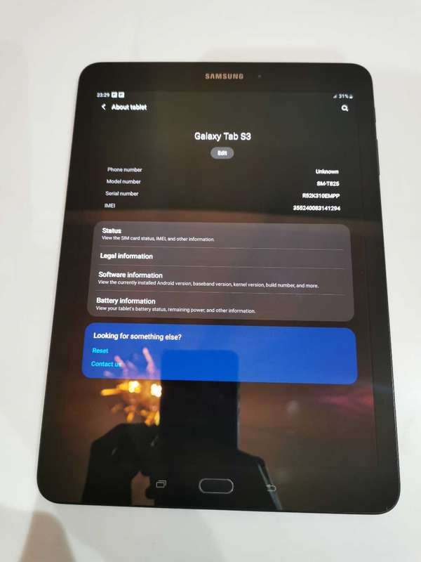 Samsung galaxy tab s3