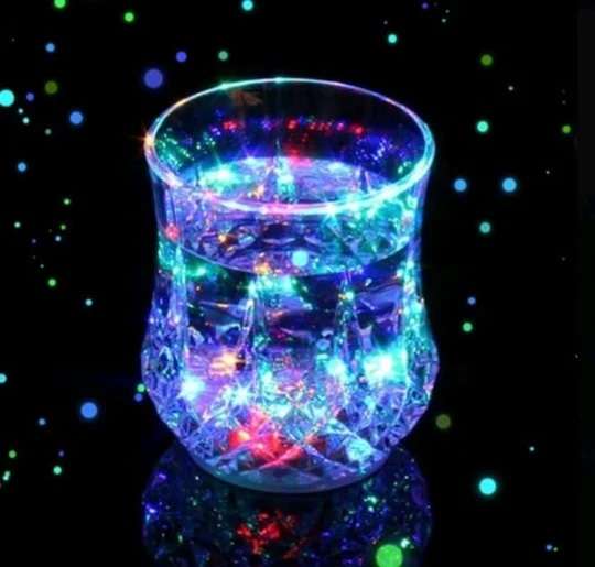 Acrylic LED Inductive Cups - Pack of 3