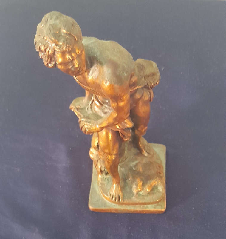 Bronze Plated David Sculpture