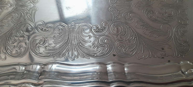 Vintage EMESS Silver-plated Tray, Small