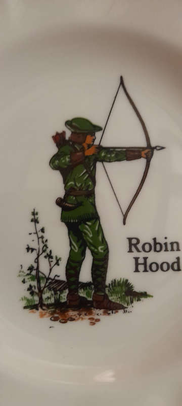 Staffordshire 'Robin Hood' Trinket Plate