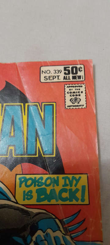 Batman No.339 Comic Book