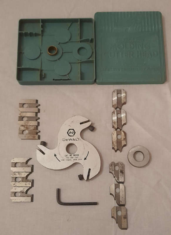 Vintage Dewalt Molding Cutter Head No. R6500