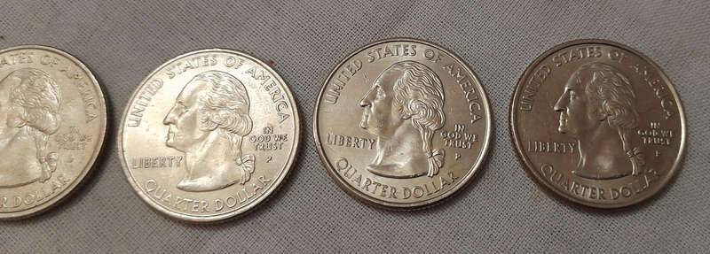 1/4 Dollar "Washington Quarter" Coin Lot