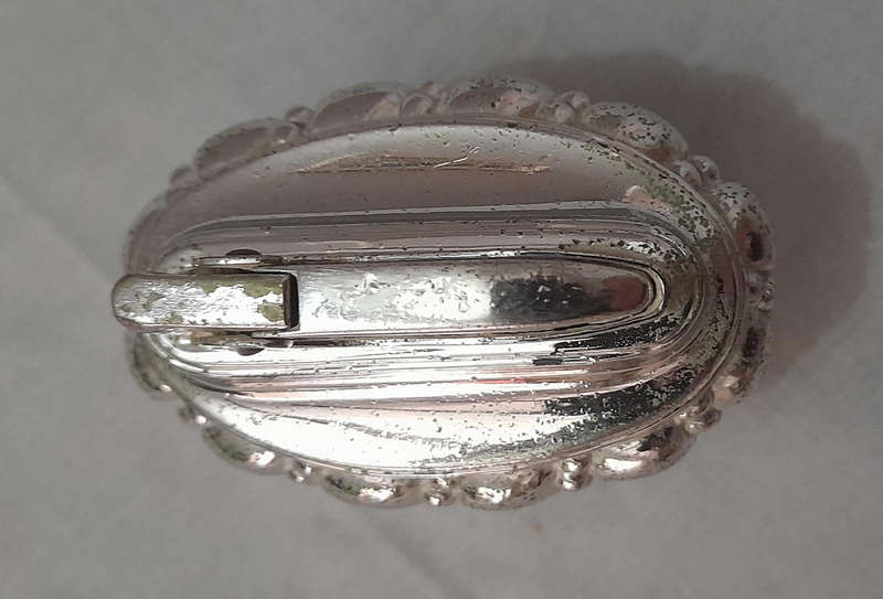 Ronson Crown, Vintage Silver-plated Table Lighter