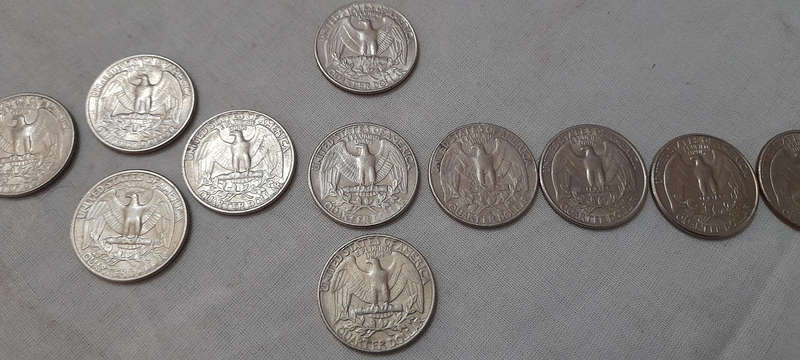 1/4 Dollar "Washington Quarter" Coin Lot