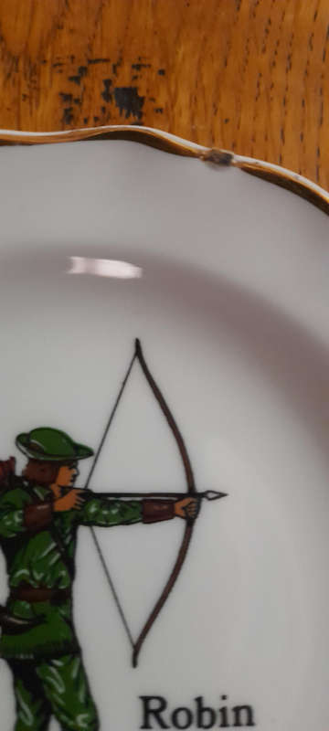 Staffordshire 'Robin Hood' Trinket Plate
