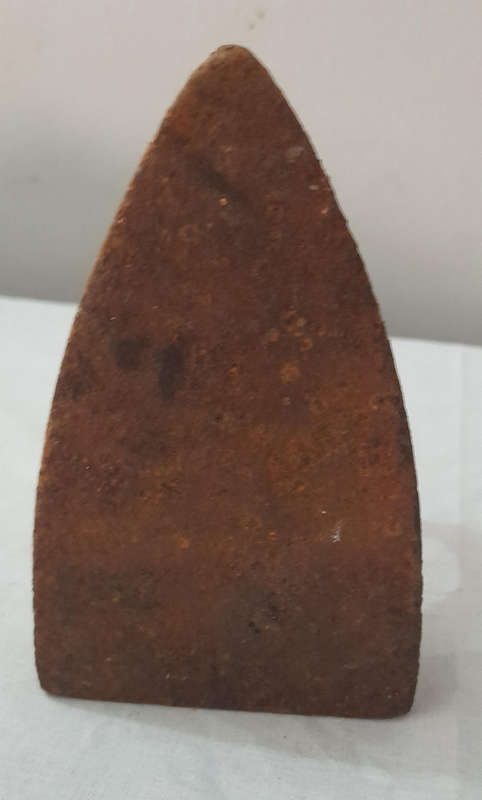 Old Rusty Sad Iron marked A A 5