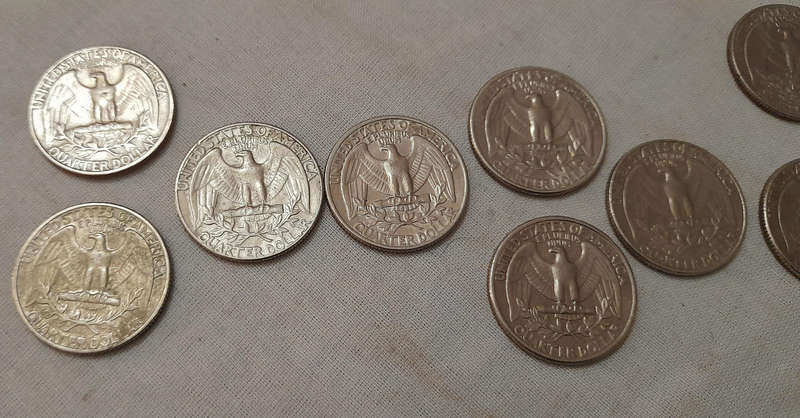 1/4 Dollar "Washington Quarter" Coin Lot