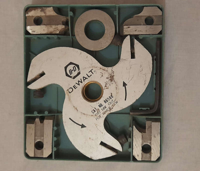 Vintage Dewalt Molding Cutter Head No. R6500