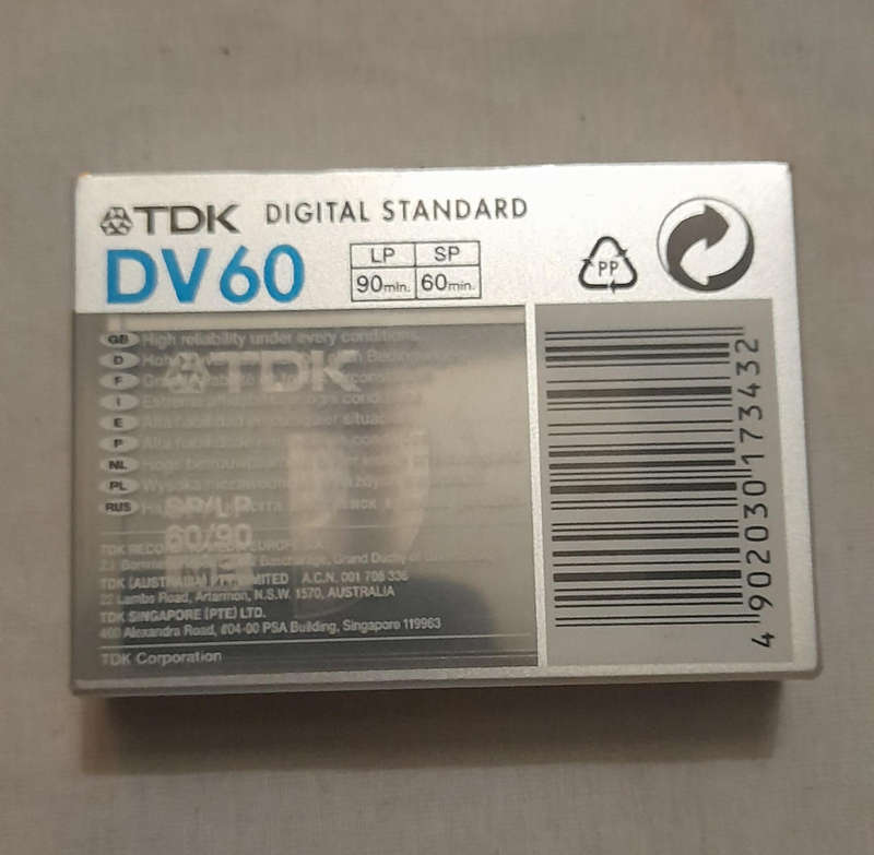 TDK Mini Digital Video Recording Cassette