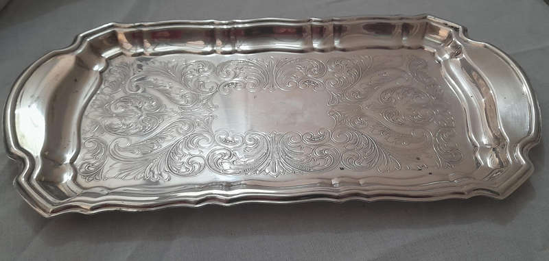 Vintage EMESS Silver-plated Tray, Small