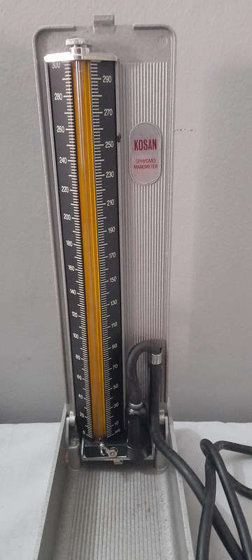 Vintage Kosan Mercurial Sphygmo Manometer 300mm/Hg (AS IS)