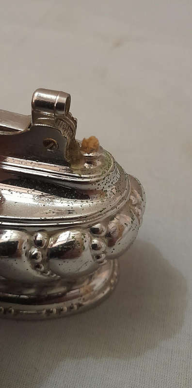 Ronson Crown, Vintage Silver-plated Table Lighter