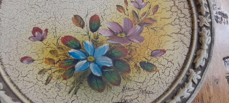 Hand Painted Ceramic Plate