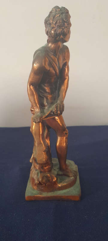 Bronze Plated David Sculpture