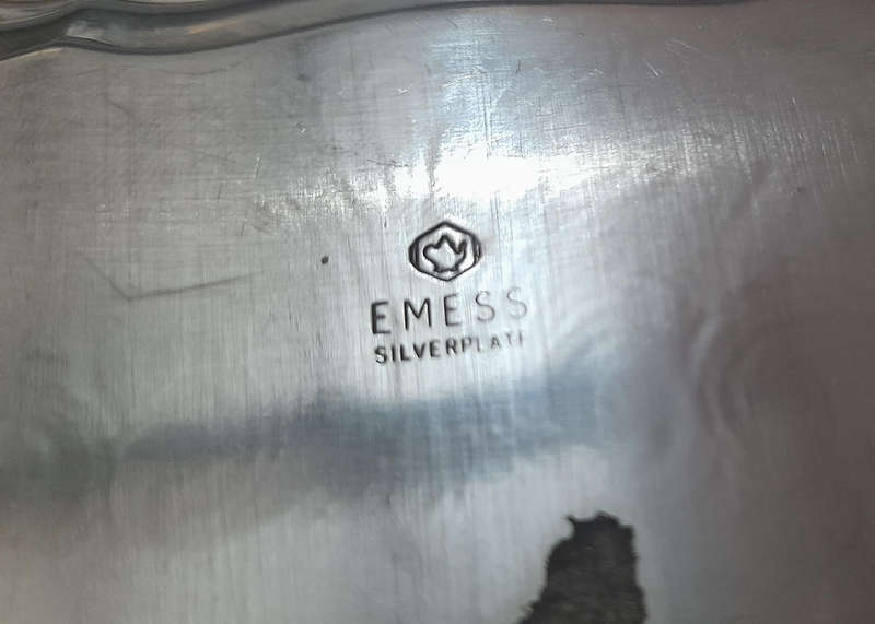 Vintage EMESS Silver-plated Tray, Small