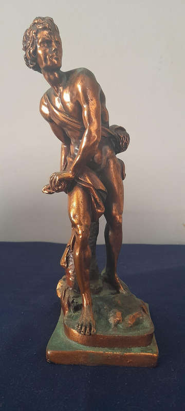 Bronze Plated David Sculpture