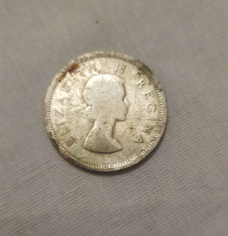 Union Coin Combo - 1953 - 1 x 1/4 Penny & 1 x Shilling