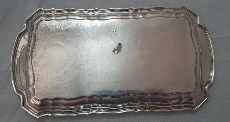 Vintage EMESS Silver-plated Tray, Small