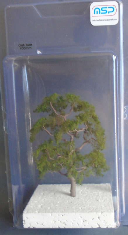 MSP HO SCALE - 100mm OAK TREE, CARDED