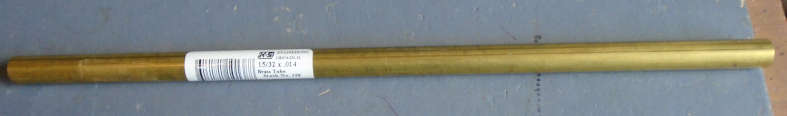 K&S ENGINEERING -15/32" X 300mm BRASS PIPE