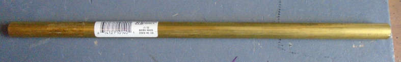 K&S ENGINEERING -17/32" X 300mm BRASS PIPE