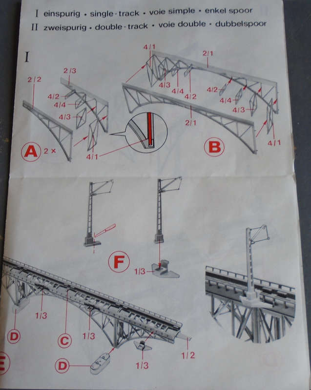 FALLER N SCALE - SINGLE TRACK BRIDGE, BOXED