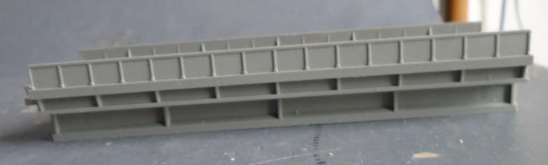 KATO N SCALE - S124 STRAIGHT TRACK WITH RISERS