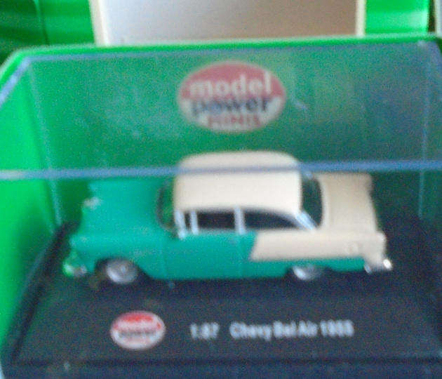 MODEL POWER HO SCALE - 1955 CHEVY BEL AIR, BOXED