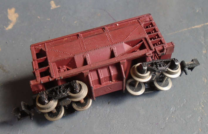 N SCALE - 5 X COAL WAGON W/LOAD