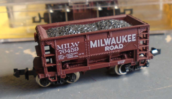 ATLAS N SCALE - 5 X 40T MILWAUKEE ORE CARS, BOXED