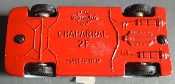 MERCURY 1/43 SCALE - CHAPARRAL 2F WITH OPENING DOORS AND AJUSTABLE REAR WING, BOXED